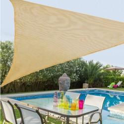 Velas de sombra Toldo 5 x 5 m Beige Polietileno 500 x 500 x 0,5 cm