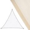 Velas de sombra Toldo 3,5 x 3,5 m Beige Polietileno 350 x 350 x 0,5 cm