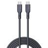 Cable USB-C a USB-C Aukey CB-SCC101 Negro 1 m