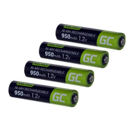 Pilas Recargables Green Cell GR03 950 mAh 1,2 V AAA