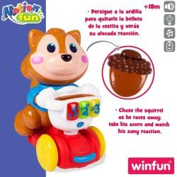 Juguete Musical Winfun Ardilla 24,5 x 27,5 x 14 cm (4 Unidades)