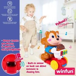 Juguete Musical Winfun Ardilla 24,5 x 27,5 x 14 cm (4 Unidades)