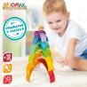 Puzzle Infantil de Madera Woomax Arcoíris 11 Piezas 2 Unidades