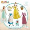 Figuras Disney Princess 45 Piezas 4 Unidades 9 x 20,5 x 1,2 cm