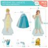 Figuras Disney Princess 45 Piezas 4 Unidades 9 x 20,5 x 1,2 cm