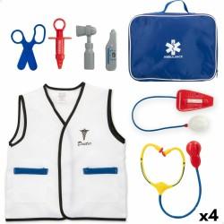 Maletín Médico de Juguete con Accesorios Colorbaby Médico (4 Unidades)