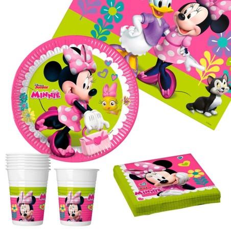 Set Artículos de Fiesta Minnie Mouse 37 Piezas