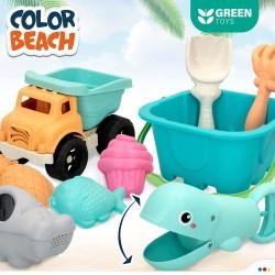 Set de Juguetes de Playa Colorbaby 19,5 x 10 x 19,5 cm (4 Unidades)