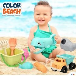 Set de Juguetes de Playa Colorbaby 19,5 x 10 x 19,5 cm (4 Unidades)