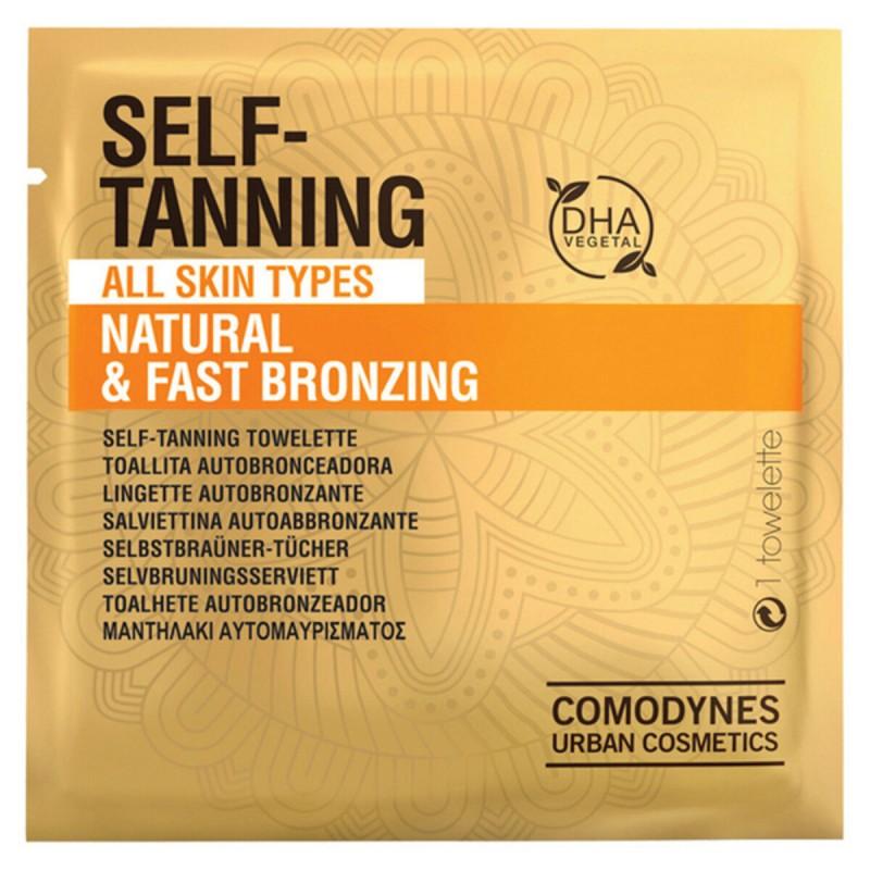 Toallitas Autobronceadoras Natural & Fast Bronzing Comodynes Tanning