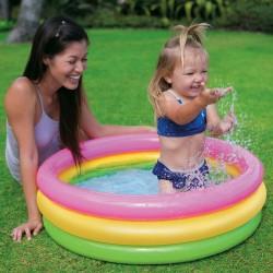 Piscina Hinchable para Niños Intex Sunset Aros 68 L 86 x 25 x 86 cm (6 Unidades)