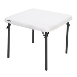 Mesa Infantil Lifetime Blanco Plegable 61 x 53,5 x 61 cm Acero Plástico