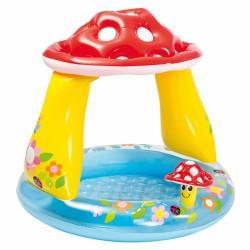 Piscina Hinchable para Niños Intex Champiñones Toldo 45 L 102 x 89 x 102 cm (6 Unidades)