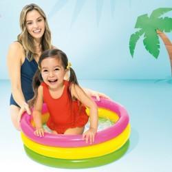 Piscina Hinchable para Niños Intex Sunset Glow Aros 28 L 61 x 22 x 61 cm (12 Unidades)