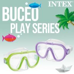 Gafas de Snorkel Intex Sea Scan Morado