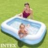 Piscina Hinchable para Niños Intex Rectangular Azul Blanco 90 L 166 x 25 x 100 cm (6 Unidades)