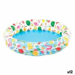 Piscina Hinchable para Niños Intex Tropical Aros 150 l 122 x 25 cm (12 Unidades)