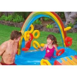 Piscina Hinchable para Niños Intex   Parque de juegos Arcoíris 297 x 135 x 193 cm 381 L