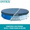 Cubrepiscinas Intex 28032 Ø 457 cm 457 x 25 x 457 cm