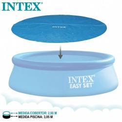 Cubrepiscinas Intex 29021 EASY SET/METAL FRAME Azul Ø 305 cm 290 x 290 cm