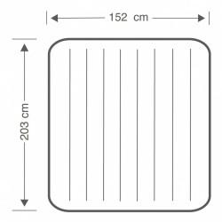 Colchón Hinchable Intex CLASSIC DOWNY 203 x 25 x 152 cm (3 Unidades)