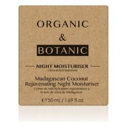 Crema de Noche Madagascan Coconut Organic & Botanic OBMCNM 50 ml