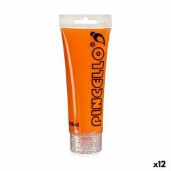 Pintura acrílica Naranja 120 ml (12 Unidades)