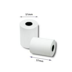 Rollo Papel Térmico Qoltec 51895 10 Unidades Blanco 57 mm 30 m