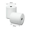 Rollo Papel Térmico Qoltec 51892 10 Unidades 79 mm 80 m Blanco