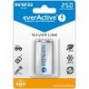 Pilas Recargables EverActive EVHRL22-250 6F22 200 mAh 9 V