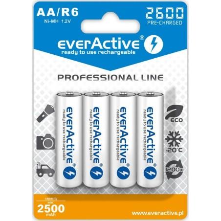 Pilas Recargables EverActive EVHRL6-2600 2500 mAh 1,2 V