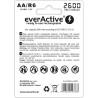 Pilas Recargables EverActive EVHRL6-2600 2500 mAh 1,2 V