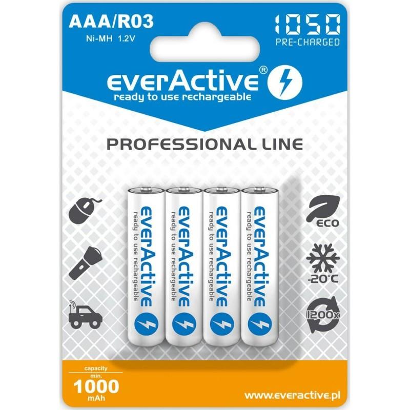 Pilas Recargables EverActive EVHRL03-1050 1,2 V AAA