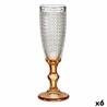 Copa de champán Puntos Ambar Vidrio 180 ml (6 Unidades)