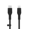 Cable USB-C a Lightning Belkin CAA009BT2MBK 2 m Negro