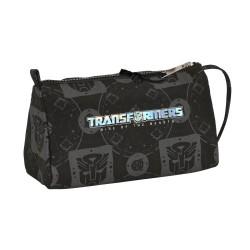 Estuche Escolar Transformers Negro 20 x 11 x 8.5 cm