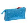 Portatodo Triple SuperThings Rescue force Azul 22 x 12 x 3 cm