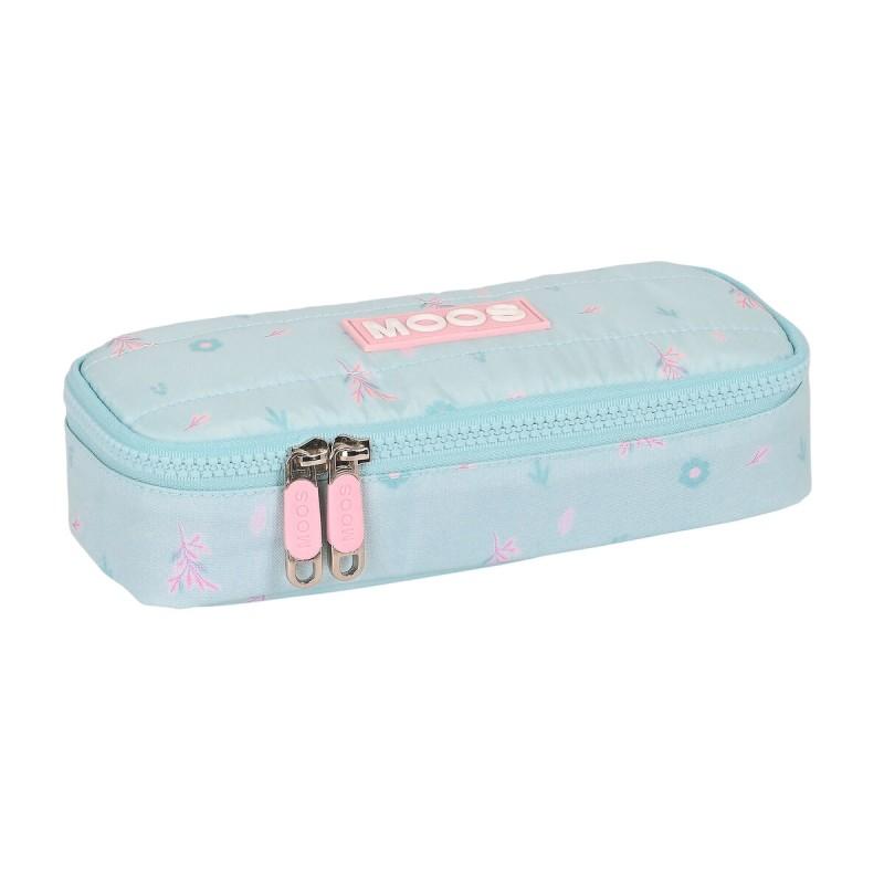 Estuche Escolar Moos Garden 22 x 5 x 8 cm Turquesa