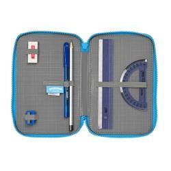 Plumier Triple SuperThings Rescue force 12.5 x 19.5 x 5.5 cm Azul (36 Piezas)