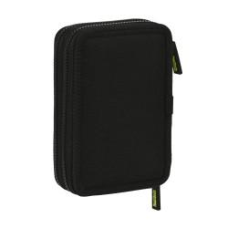 Plumier Doble Real Betis Balompié Negro Lima 12.5 x 19.5 x 4 cm (28 piezas)