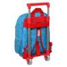 Mochila Escolar con Ruedas SuperThings Rescue force 27 x 33 x 10 cm Azul