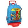 Mochila Escolar con Ruedas SuperThings Rescue force 32 x 42 x 14 cm Azul