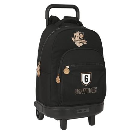 Mochila Escolar con Ruedas Harry Potter Bravery Negro 33 X 45 X 22 cm