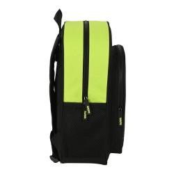 Mochila Escolar Real Betis Balompié 32 x 38 x 12 cm Negro Lima