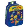 Mochila Escolar SuperThings 3D Azul Multicolor 22 x 27 x 10 cm