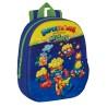 Mochila Escolar SuperThings 3D 27 x 33 x 10 cm Azul Multicolor