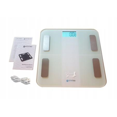 Báscula Digital de Baño Oromed ORO-SCALE Blanco Acrílico 180 kg