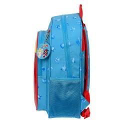 Mochila Escolar SuperThings Rescue force 27 x 33 x 10 cm Azul