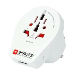 Adaptador de Corriente Skross 1500267 Reino Unido Internacional 1 x USB