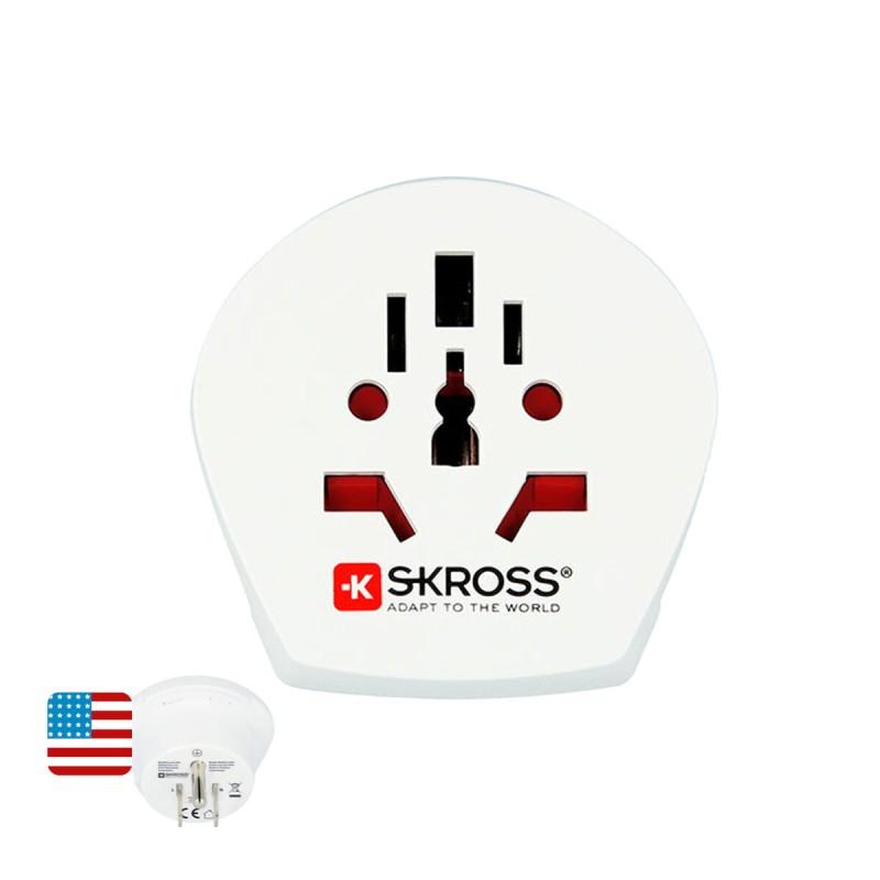 Adaptador de Corriente Skross 1.500221-E Estados Unidos Internacional